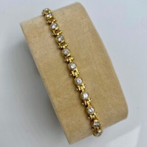 Yellow gold - Bracelet - 1.92 ct Diamond